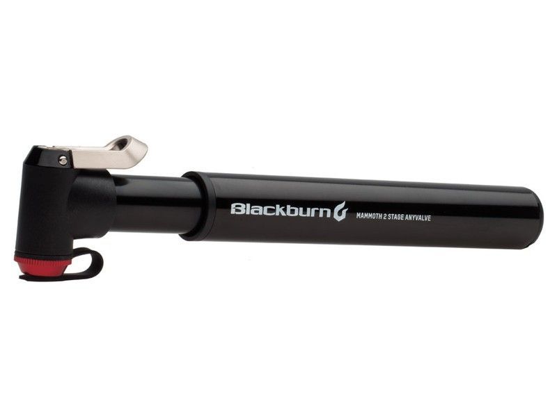 🔧🖤 Hinchador de Ruedas Blackburn Mammoth 2Stage AnyValve Negro | Potente y Versátil para tus Aventuras en Bicicleta 🚴‍♂️💨