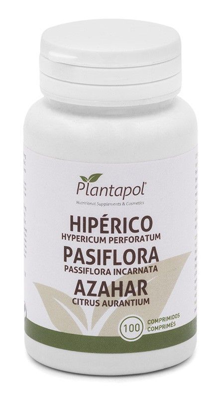 Hiperico, Pasiflora, Azahar 100 Comprimidos 500 Mg
