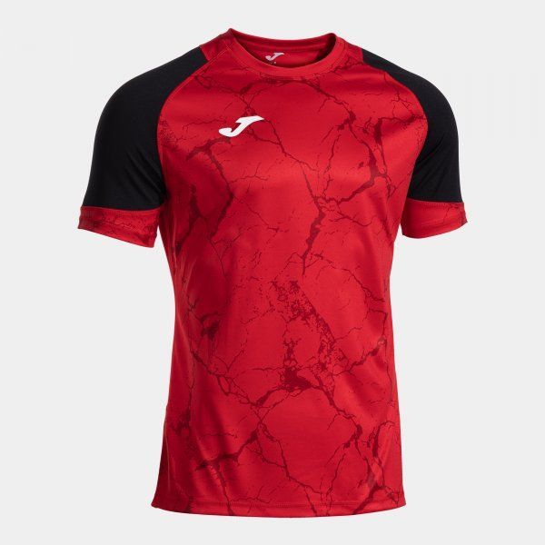 Hispa V Short Sleeve T-Shirt Red Black