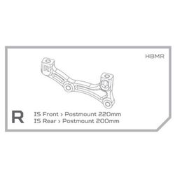 Ho-adaptador r post a is negro.