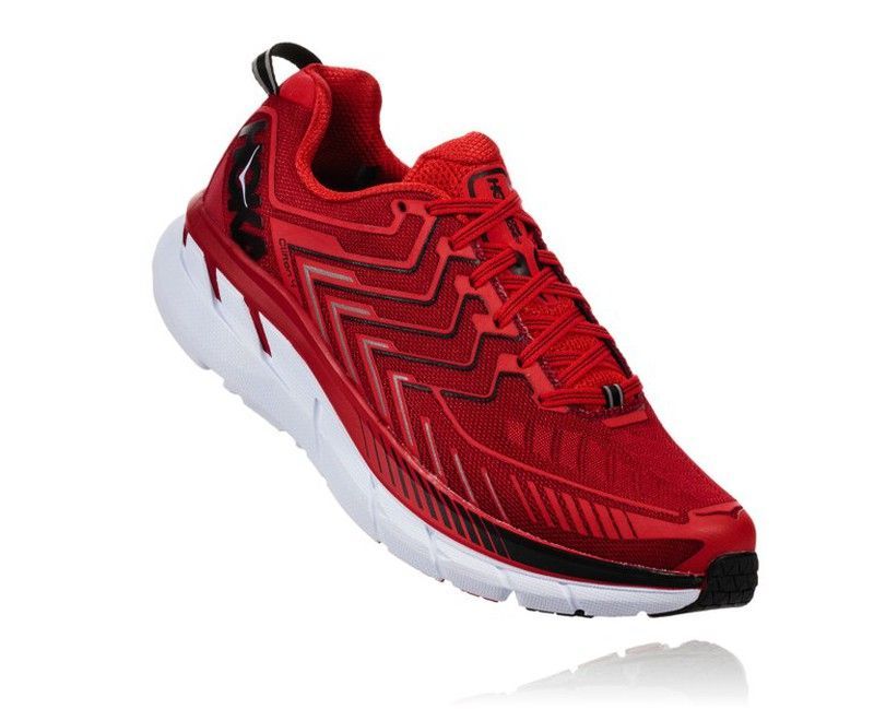 Hoka Clifton 4 Hombre - Haute Red