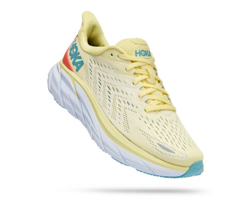 Hoka Clifton 8 Mujer - Yellow Pear