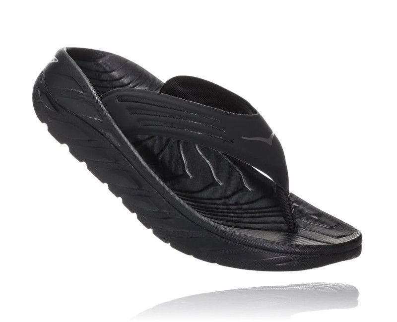 Hoka Ora Recovery Flip Hombre - Black