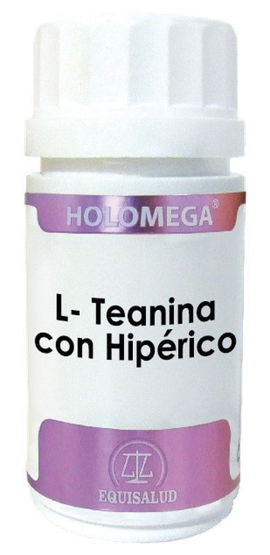 Holomega L-Teanina Con Hiperico 50 Caps
