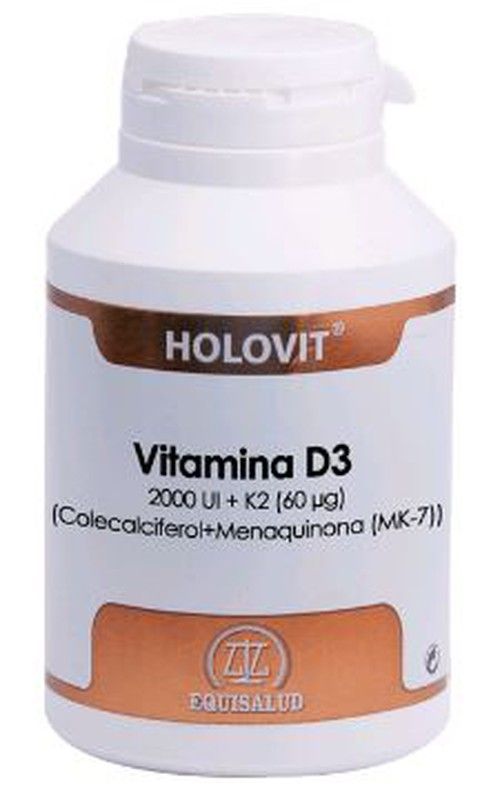 Holovit Vitamina D3 2.000 Ui + K2 60 Ug 180 Cap