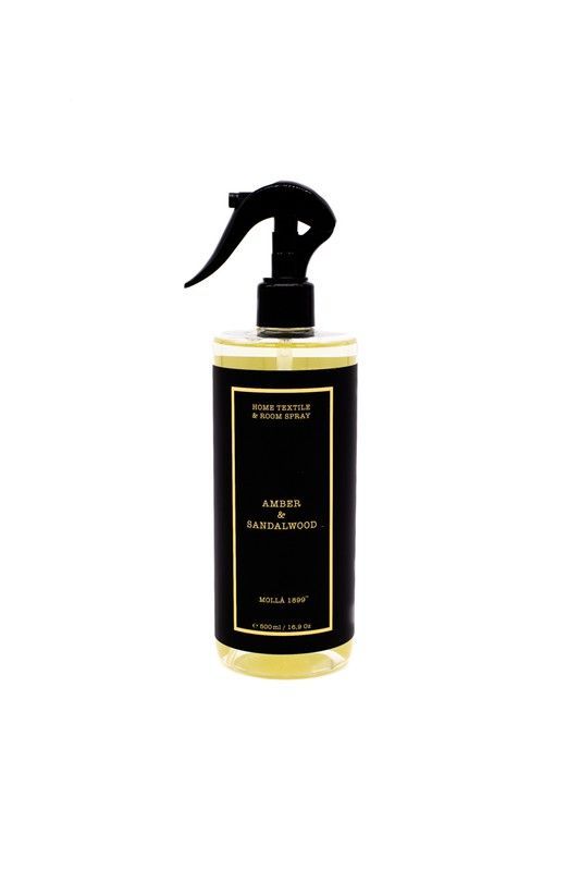 Home Textil Spray 500ml. Amber & Sandalwood. Colección Boutique CERERIA MOLLA 1899.