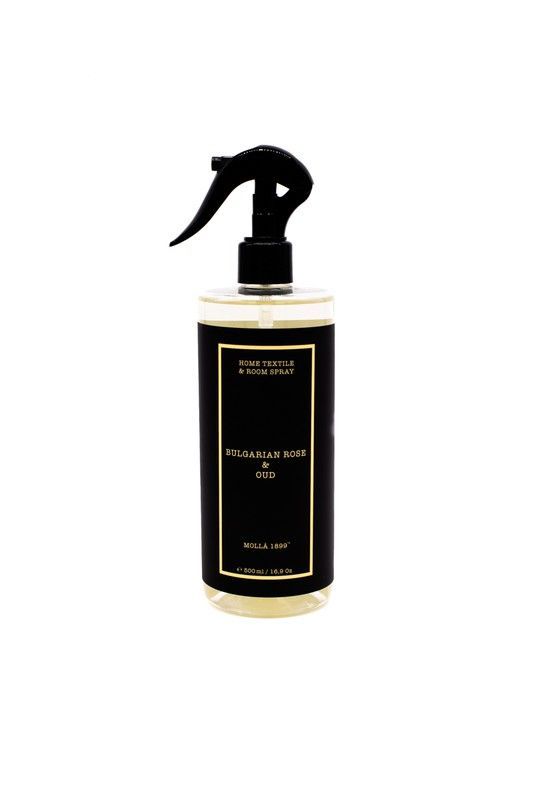 Home Textil Spray 500ml. Bulgarian Rose & Oud. Colección Boutique CERERIA MOLLA 1899.