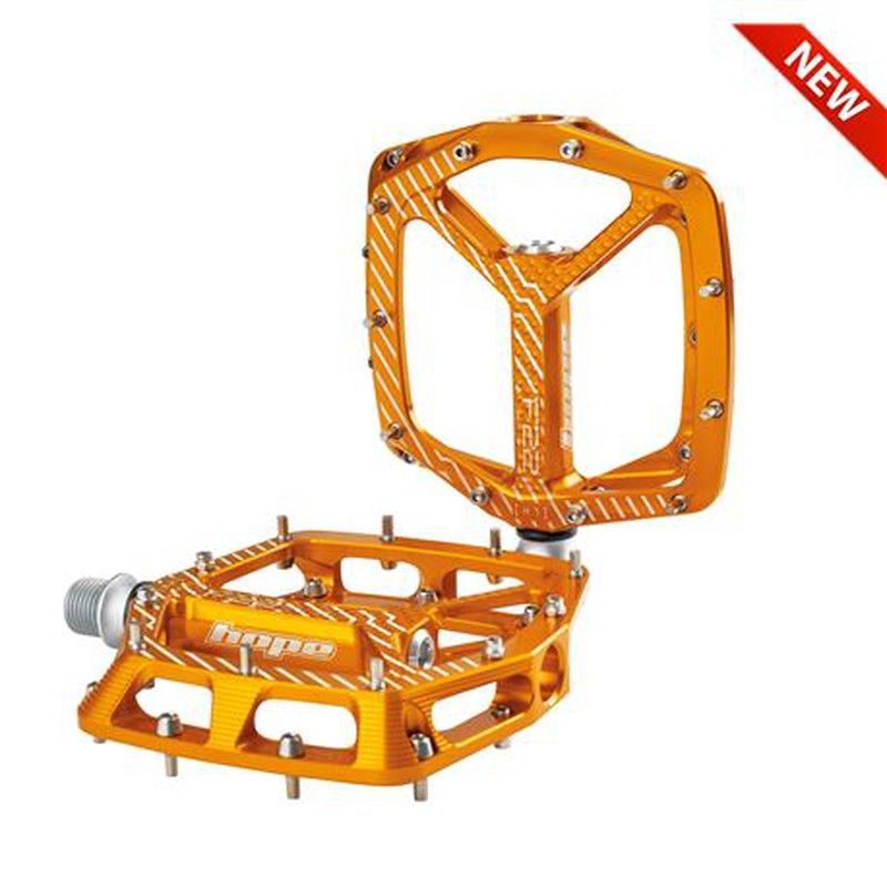 HOPE PEDALES NARANJA PLATAFORMA F22