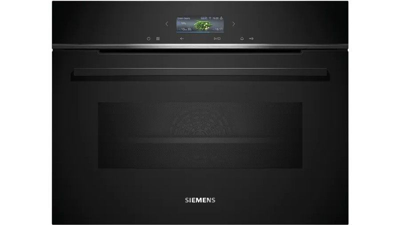 Horno compacto con microondas SIEMENS CM724G1B1 IQ700 60 x 45 cm Negro