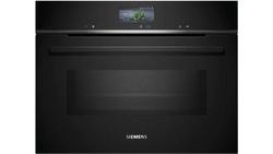Horno compacto con microondas SIEMENS CM776GKB1 IQ700 60 x 45 cm Negro