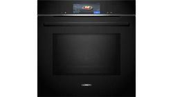Horno con microondas SIEMENS HM778GMB1 iQ700 60 x 60 cm, Negro
