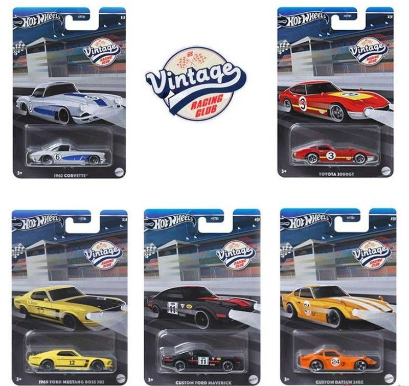 Hot Wheels Coche Custom Colección Vintage Racing Club 1:64 - SURTIDOS