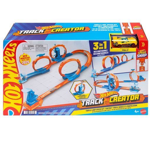 Hot Wheels - Pista Triple Loop Speed