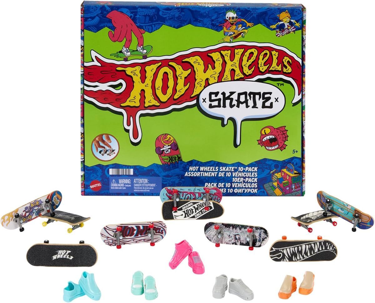 Hot Wheels Skate Pack 10 Monopatines