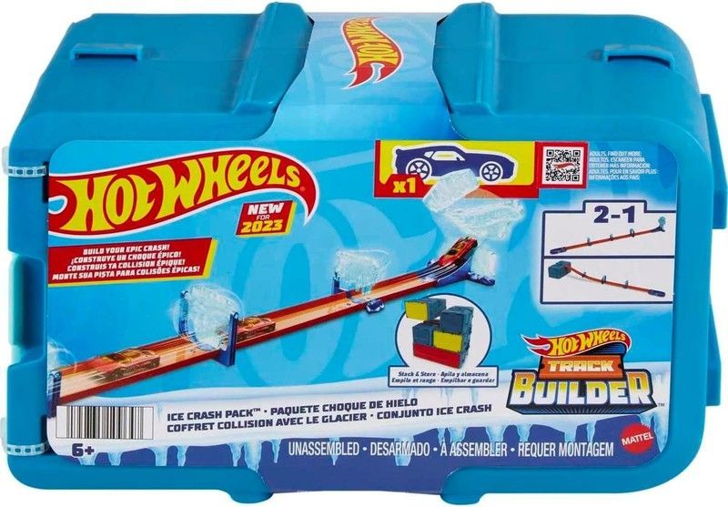 Hot Wheels Track Builder Pack Colisión de Hielo