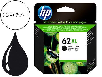 HP 62XL Negro C2P05AE