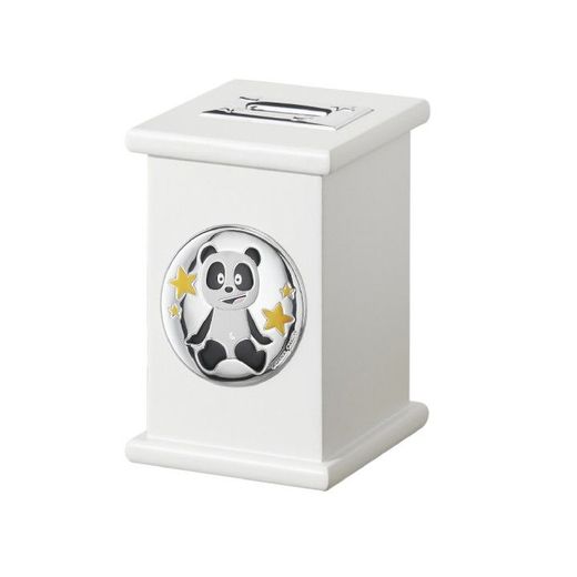 Hucha Cartón Rígido PA3005/01B Panda & Estrellas