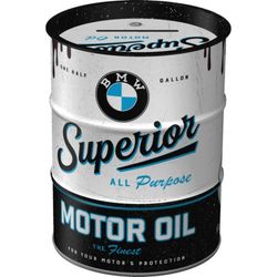 Hucha Metal Barril BMW Superior Motor Oil Retro Vintage