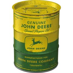 Hucha Metal Barril John Deere Special Purpose Oil Retro Vintage