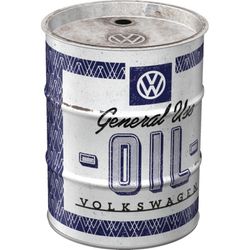 Hucha Metal Barril Volkswagen VW General Use Oil Retro Vintage