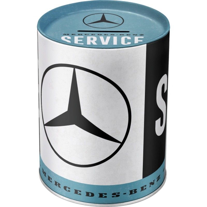 Hucha Metal Mercedes-Benz Mercedes-Benz Service Retro Vintage