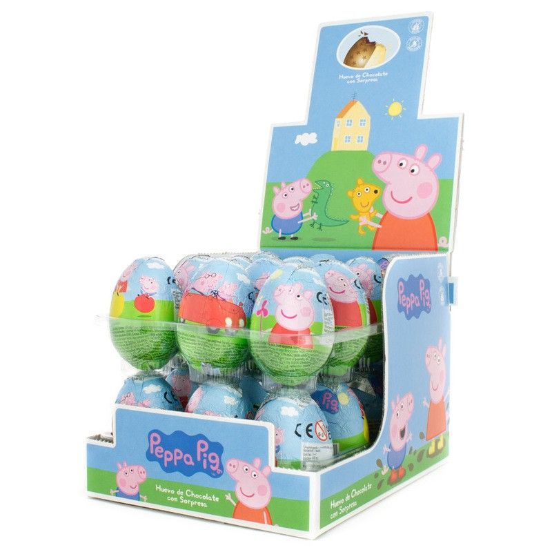 Huevos de chocolate de Peppa Pig