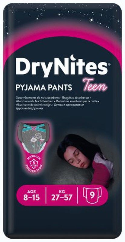 Huggies Dry Nites 8-15 A?Os (9) Ni?As