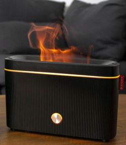 Humidificador Ambar Efecto Llama 300Ml