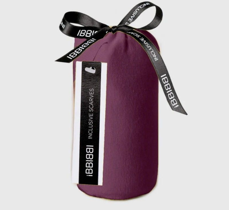 iBBIBBI Pañuelo Oncológico Burdeos