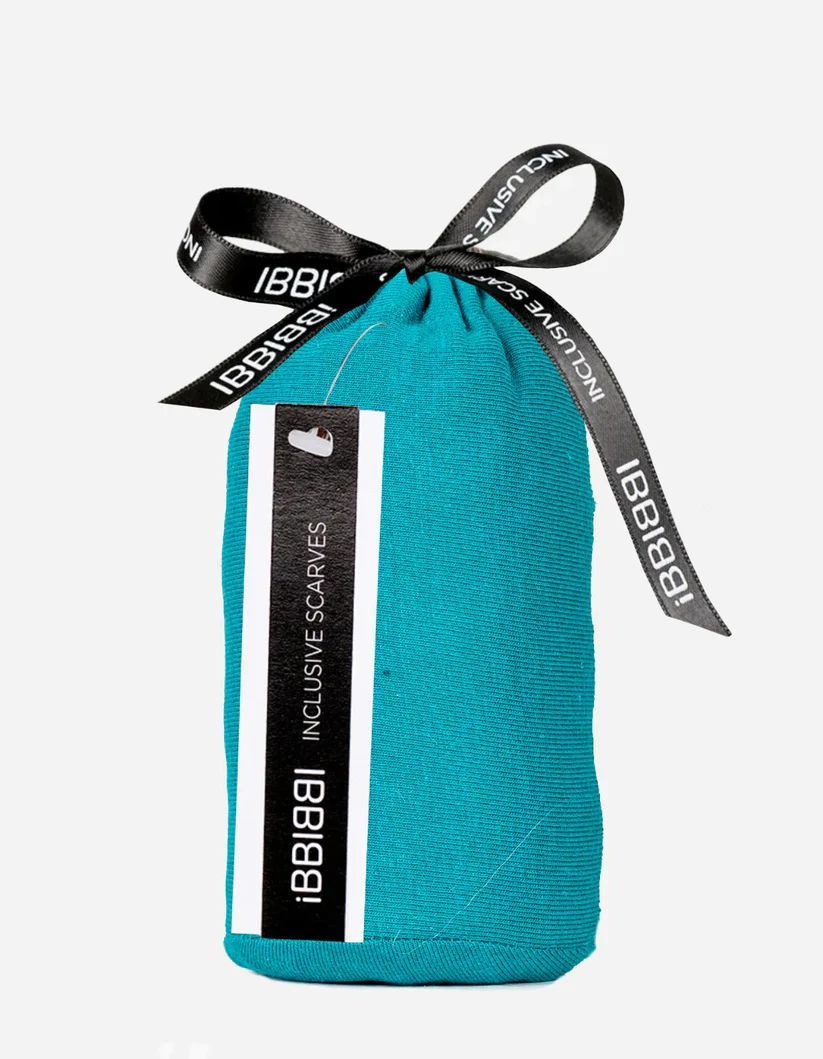 iBBIBBI Pañuelo Oncológico Verde Petróleo