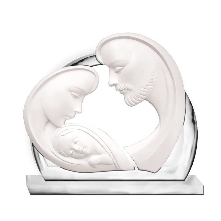 Icono Religioso Cerámica 11cm R18284/1ARG Arco Sagrada Familia