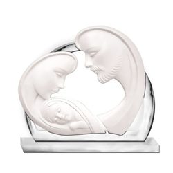 Icono Religioso Cerámica 18cm R18284/2ARG Arco Sagrada Familia