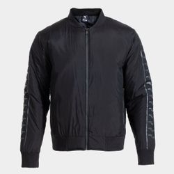 Icono Street Bomber Jacket Black Dark Gray