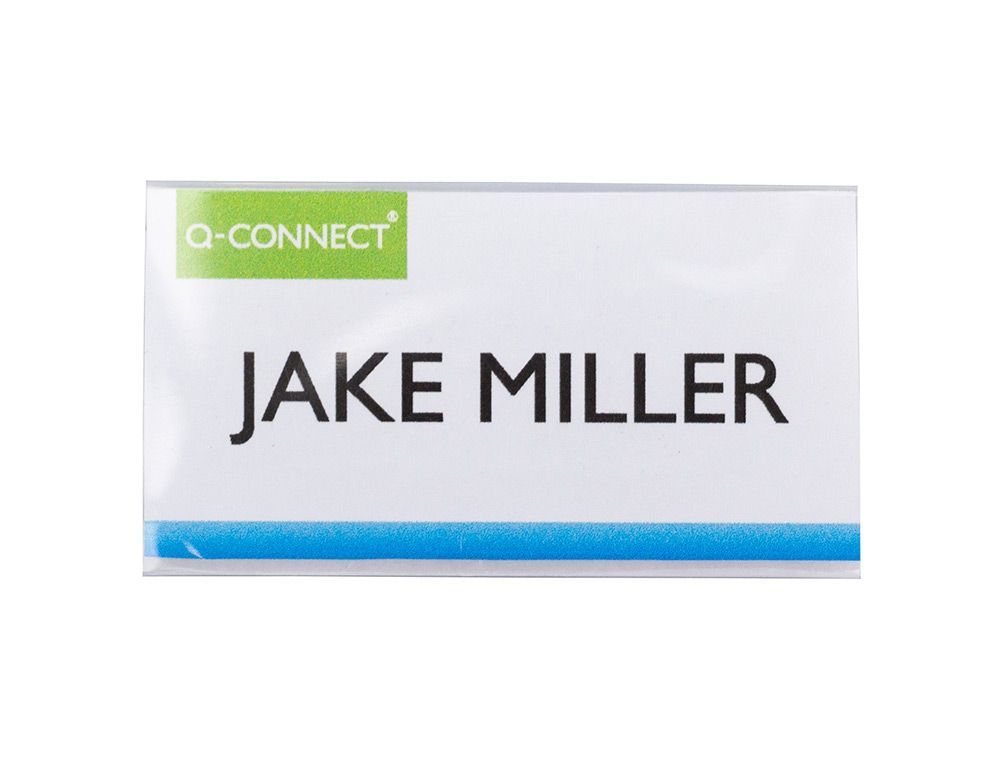 Identificador q-connect kf14137 con clip magnetico apertura superior 40x75 mm