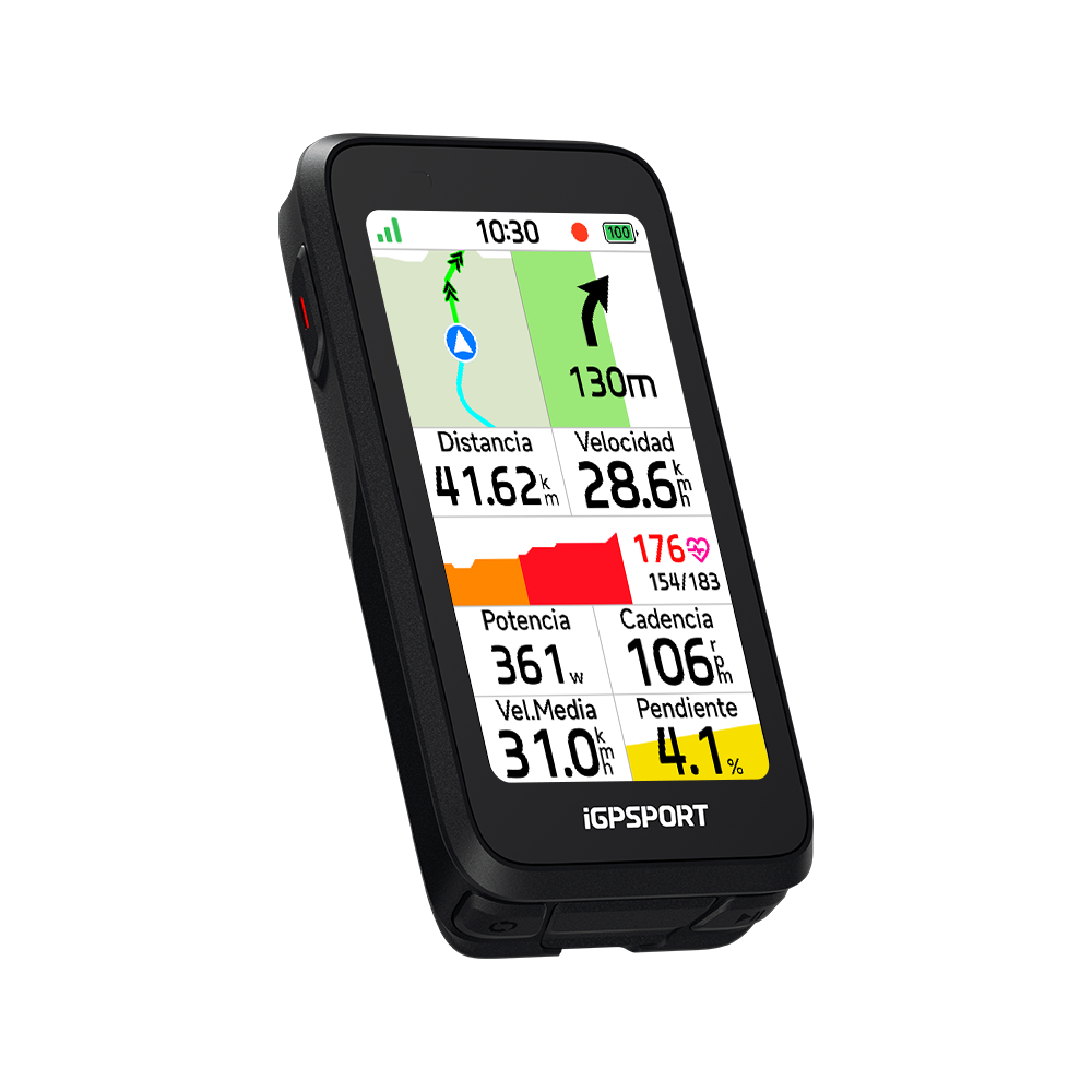 iGPSPORT BiNavi AIR GPS para Bicicleta, 3"  Navegación y Mapas Táctil iClimb 3.0 30h