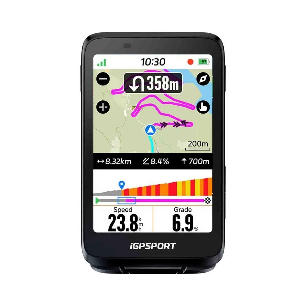 iGPSPORT BiNavi GPS para Bicicleta 3,5" Pantalla Táctil iClimb Pro, 35H