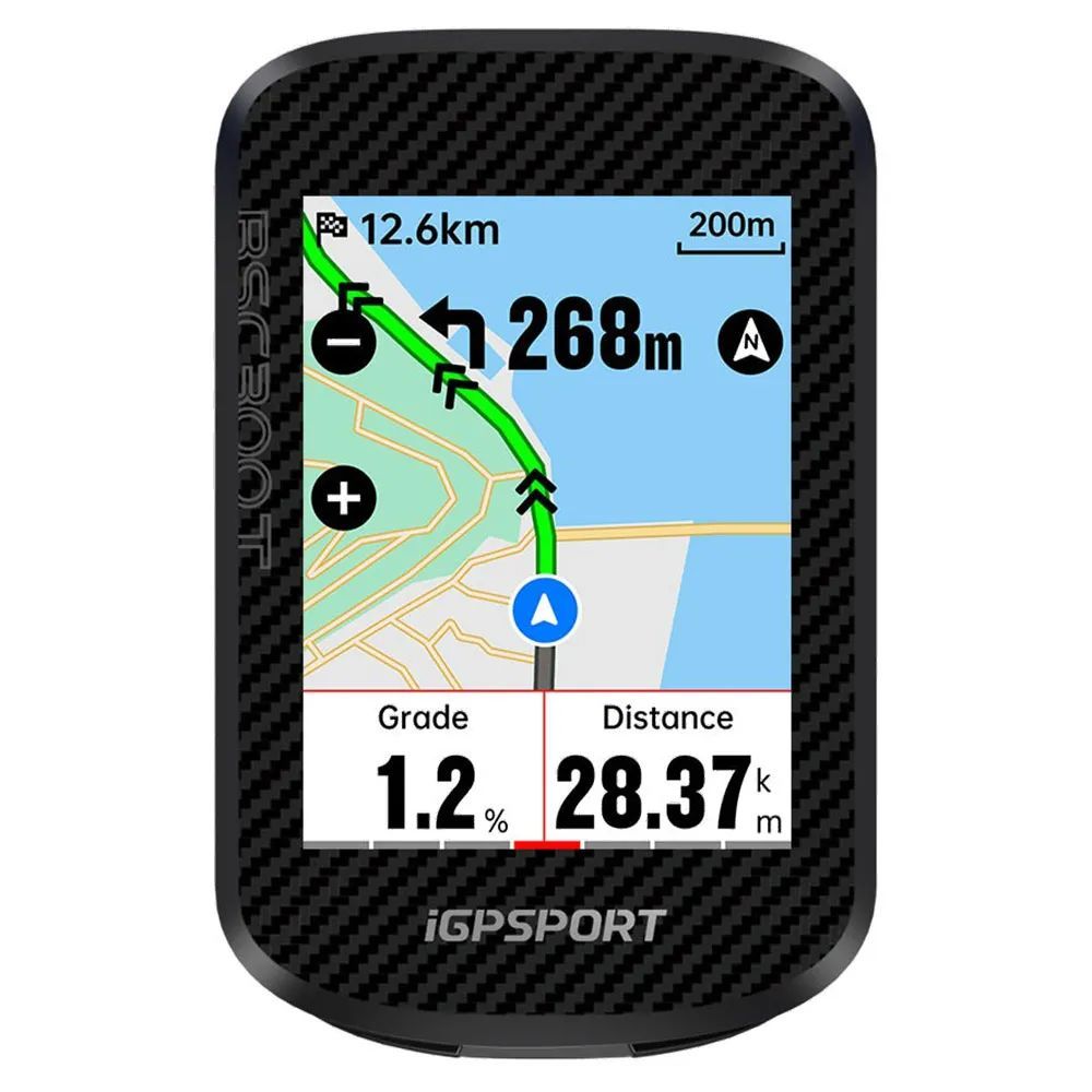 iGPSPORT BSC300T GPS para Bicicleta, 2.4" Táctil a Color, Mapas Compatible E-Bikes Conexión Di2