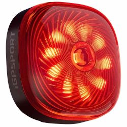 iGPSPORT TL50 Luz trasera de bicicleta inteligente, compatibles con Shimano Di2, freno automático, 6 modos