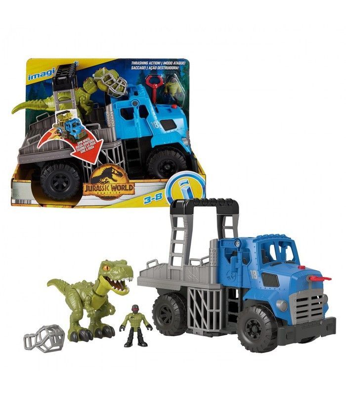 Imaginext Jurassic World – Camión Captura de Dinosaurios