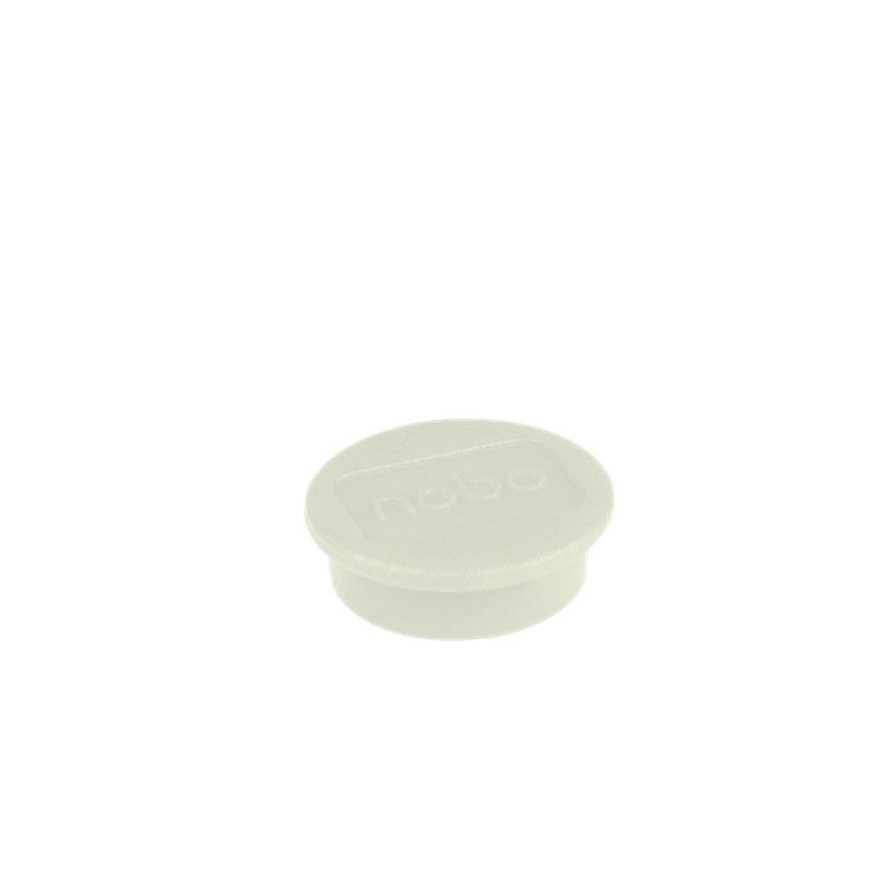 Imanes NOBO para pizarra, 13mm, 10 unidades, blanco