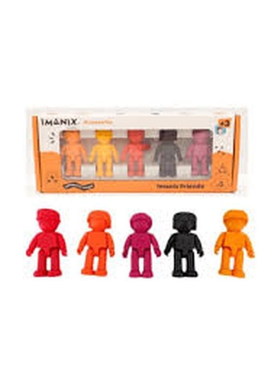 Imanix Friends colores cálidos 5 piezas - Braintoys