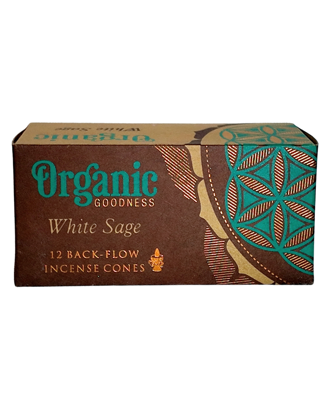 Incienso Cono de Reflujo de Salvia Blanca – Limpieza Energética