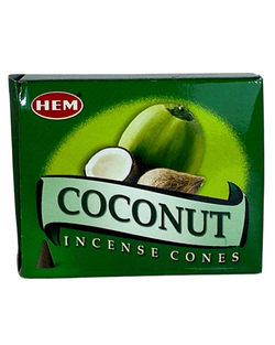 Incienso de Cono de Coco – Armonía, Bienestar y Energía Positiva