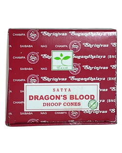 Incienso de Cono de Sangre de Dragón – Protección, Fuerza y Limpieza Energética