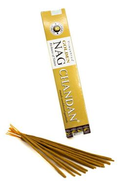 Incienso Golden Nag Chandan Tienda Goloka