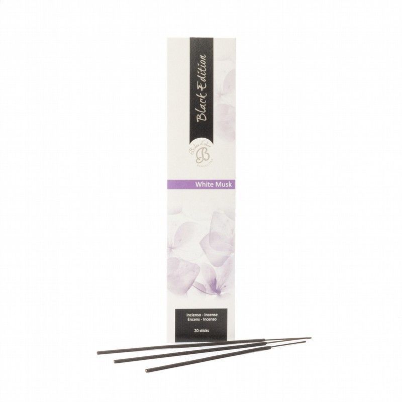 Incienso White Musk Boles Olor Black Edition 20 Sticks