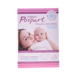 Indasec Braguitas Pospart Desechables 4 Uds