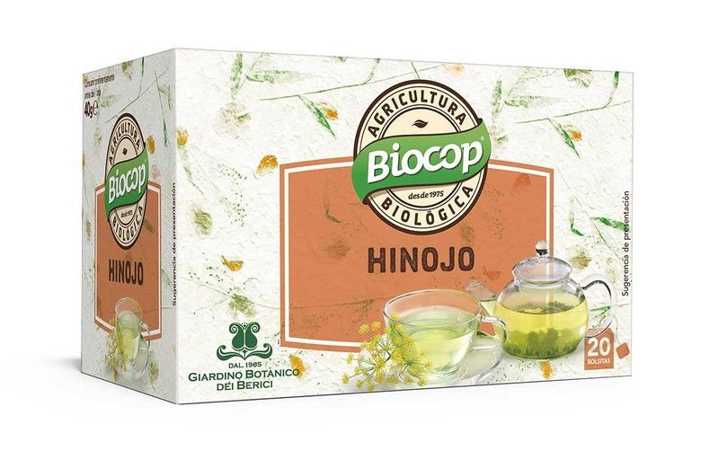 Infusión bio hinojo biocop 20 b bio ecológico