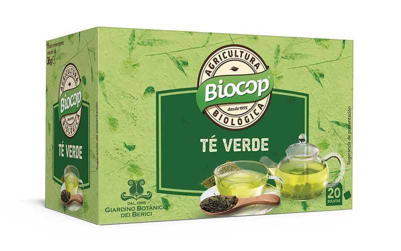 Infusión bio te verde biocop 20 b bio ecológico