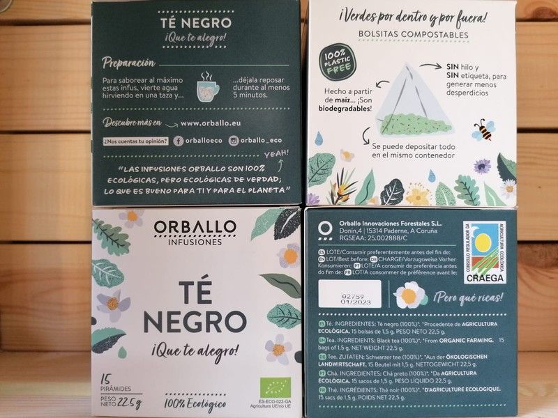 Infusión de Té Negro ecológico